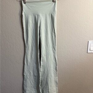 Aritzia High-Rise Flare Pants in Light Sage Green Women’s Size S